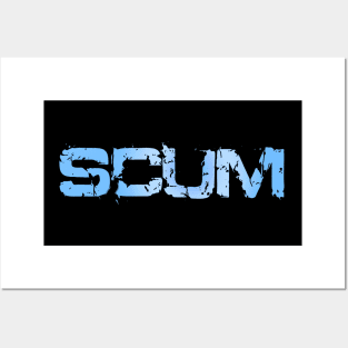 SCUM Funny Cool Text Word VI Posters and Art